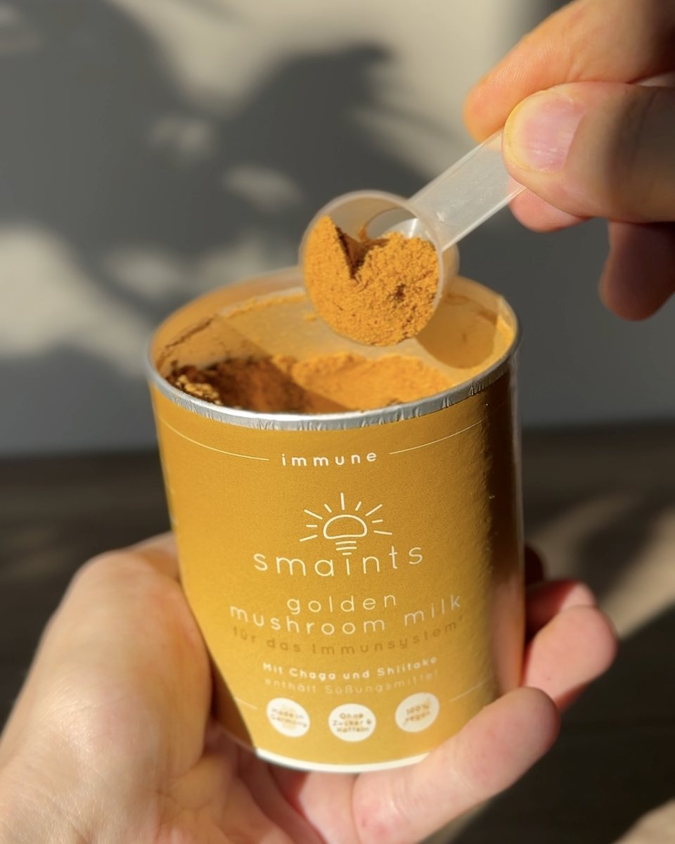 smaints Golden Mushroom Milk Produktmoment