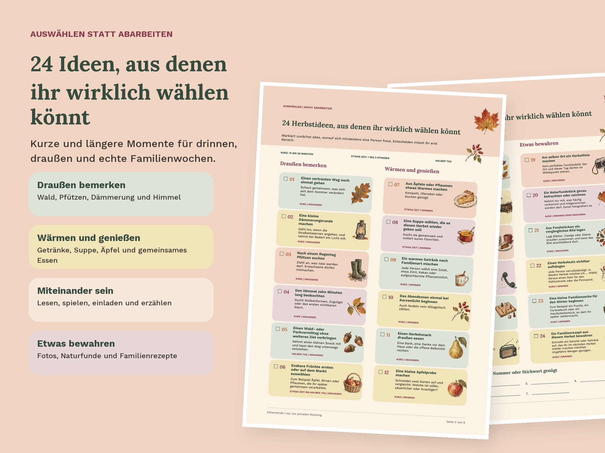24 Herbstideen für Familien