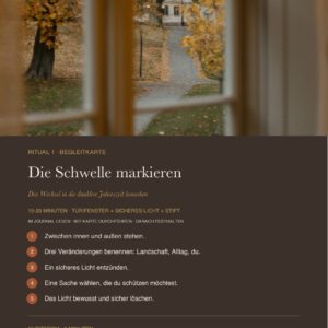 Was vom Herbst bleibt &ndash; Journal + Ritualkarten